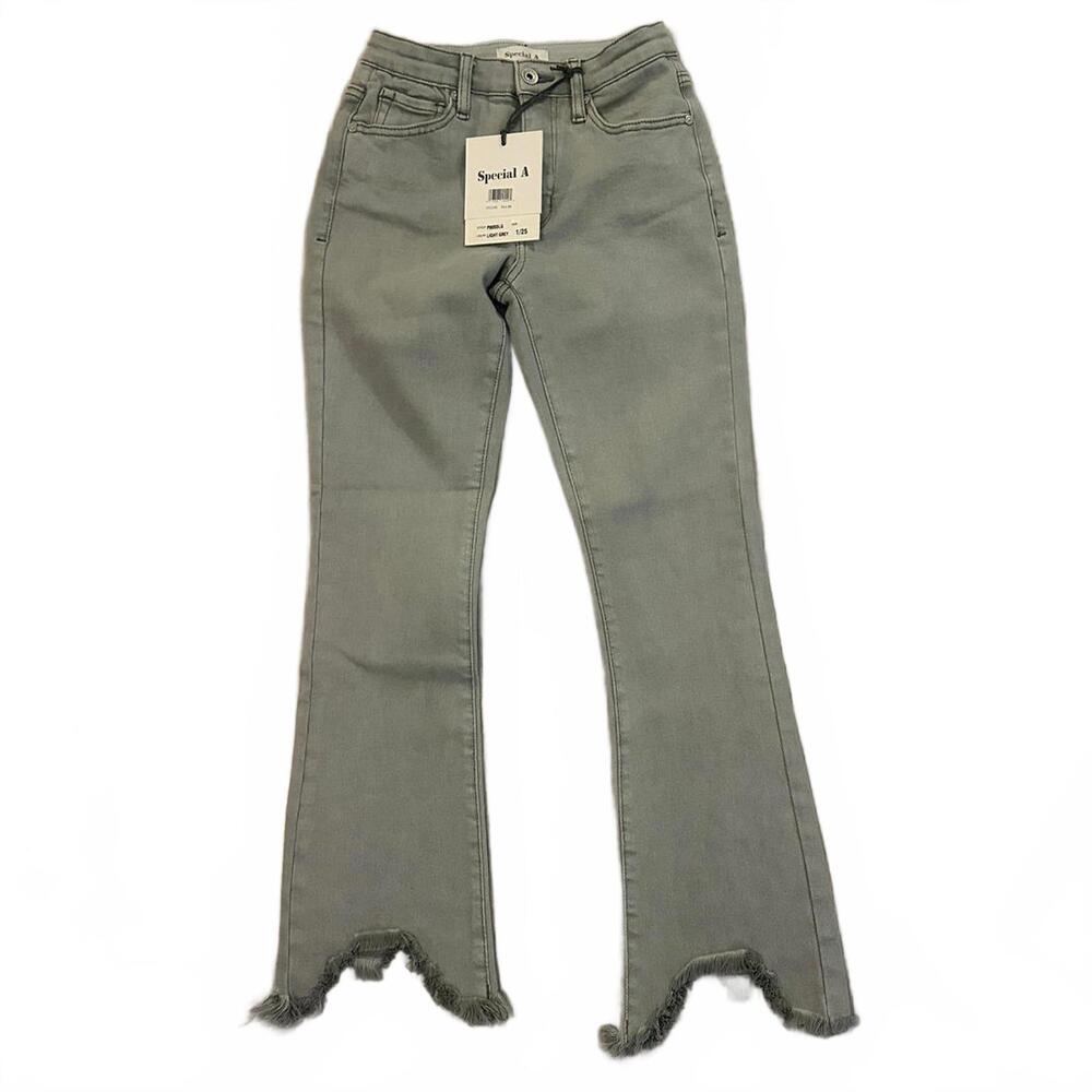 NWT Special A Light Gray Jeans Sz 1/25